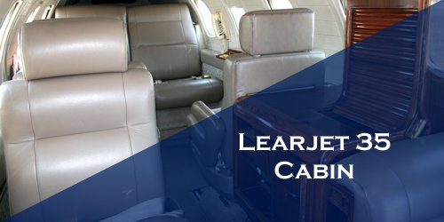 Learjet 35 Cabin Light Charter Jet