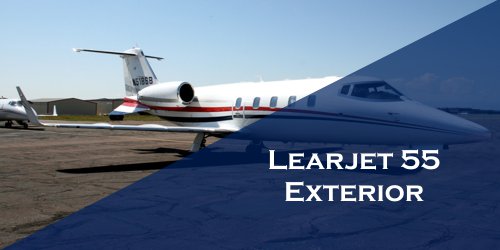 Learjet 35 exterior Light Charter Jet